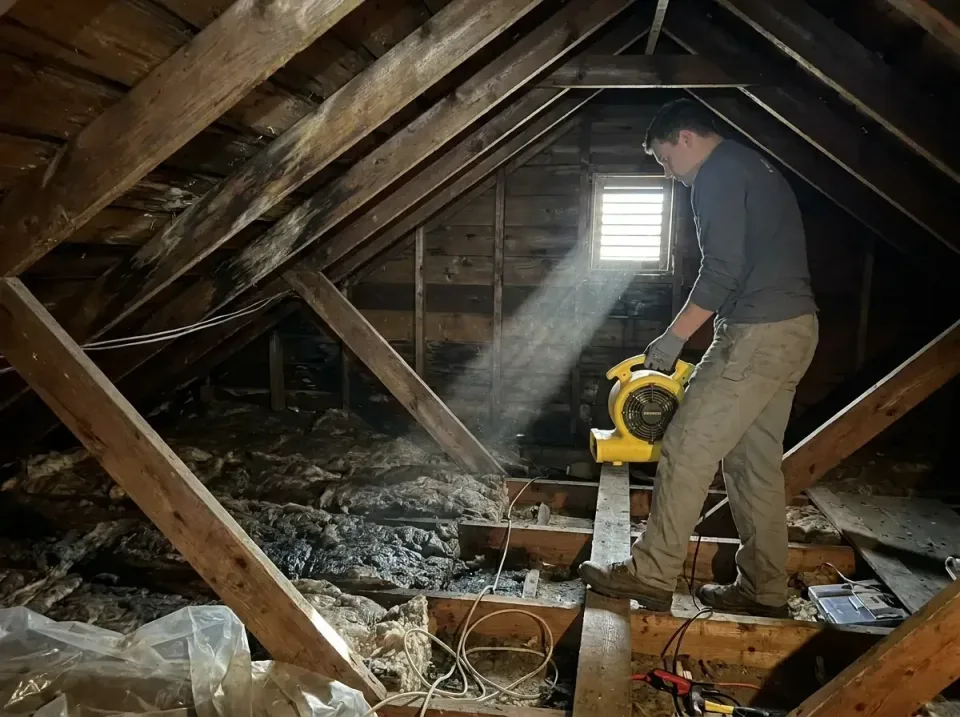 attic-water-damage-drying-proc-007 — frequently asked questions, Emergency Water Extraction & 24/7 Flood Response in Malvern…